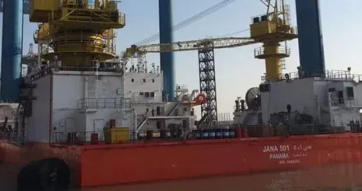 New Build Jack Up Barge Jana 501 Completes Sea Trials